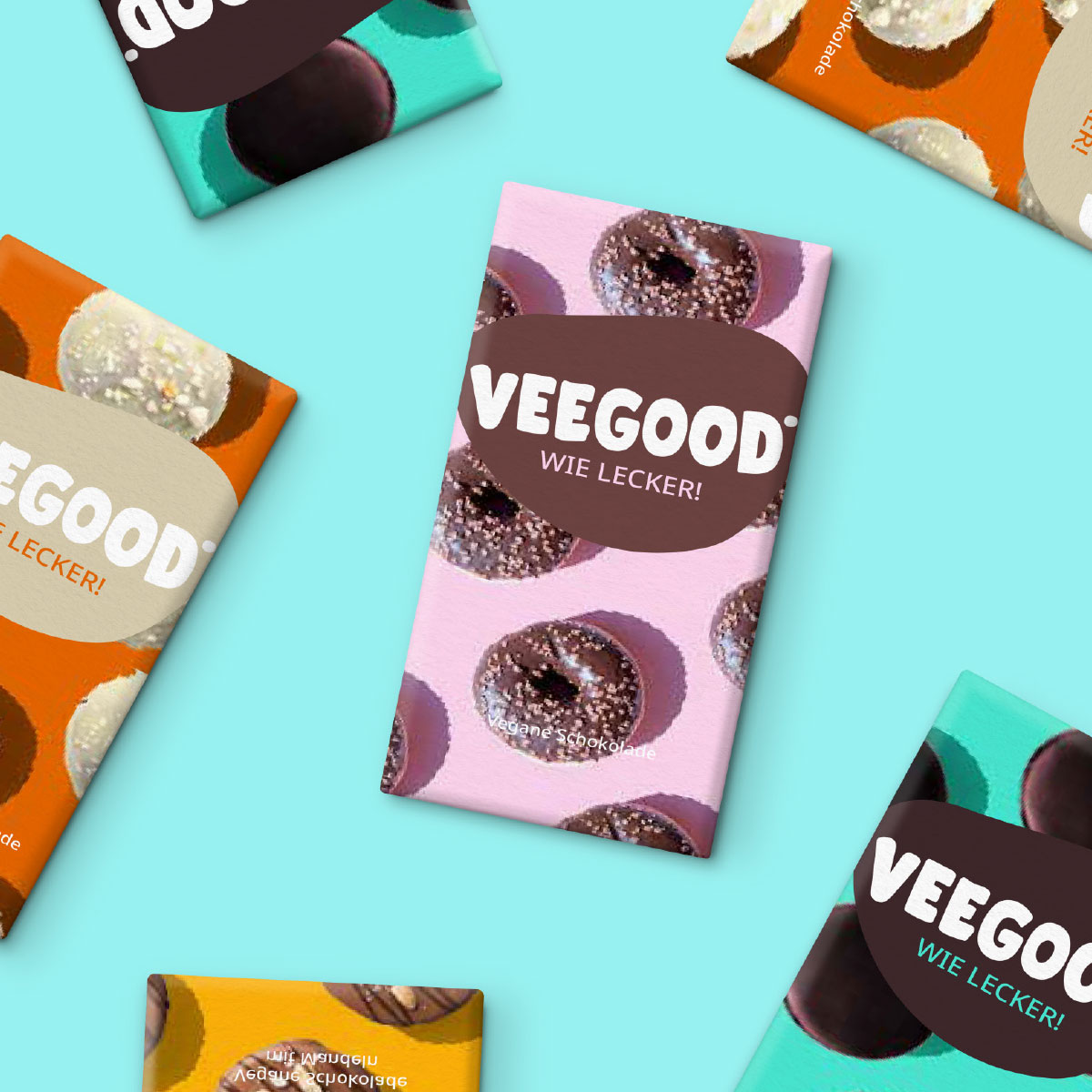 nju-Teaser Packaging, Veegood Schokoladen-Verpackung