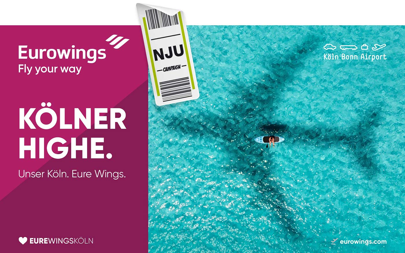 nju Eurowings, Teaser Kölner Highe